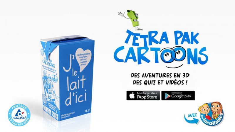 Pub web tv tetrapak cartoons animation gulli