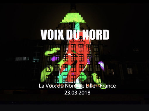 Mapping Monumental – LA VOIX DU NORD de Lille – Mars 2018