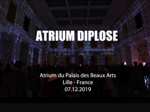 Mapping Immersif – Atrium – Palais Des Beaux Arts de Lille – Décembre 2019