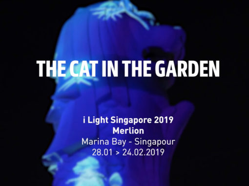 Mapping Objet – Merlion Park à Singapour – Janvier 2019