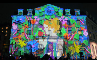 Fêtes des Lumières : Nouvelle vague : Regarder avec d’autres yeux, Lyon, France décembre 2022