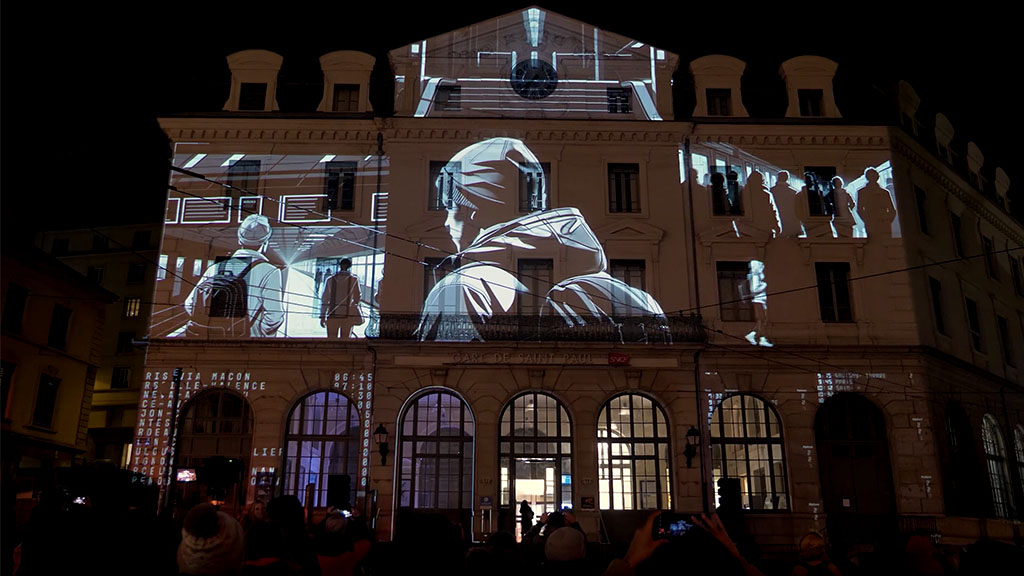 La seconde fragile, Gare Saint Paul, Lyon, France, décembre 2024