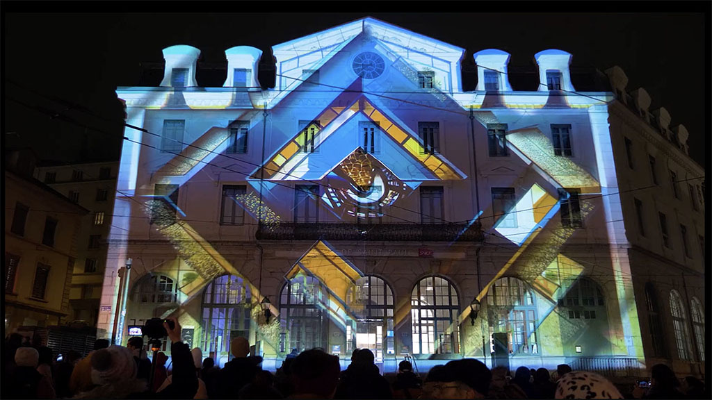 Sur’impressions, gare Saint Paul, Lyon, France, décembre 2024